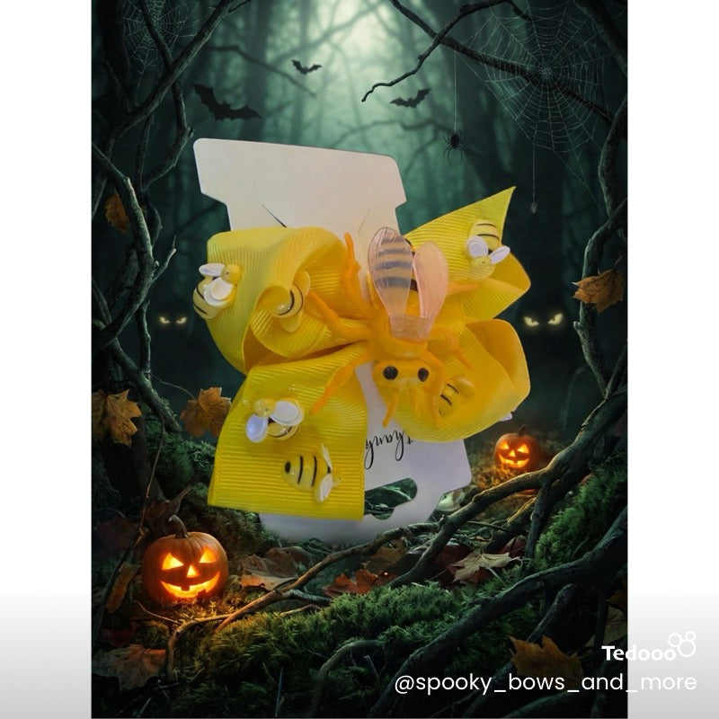 Spooky hair bows