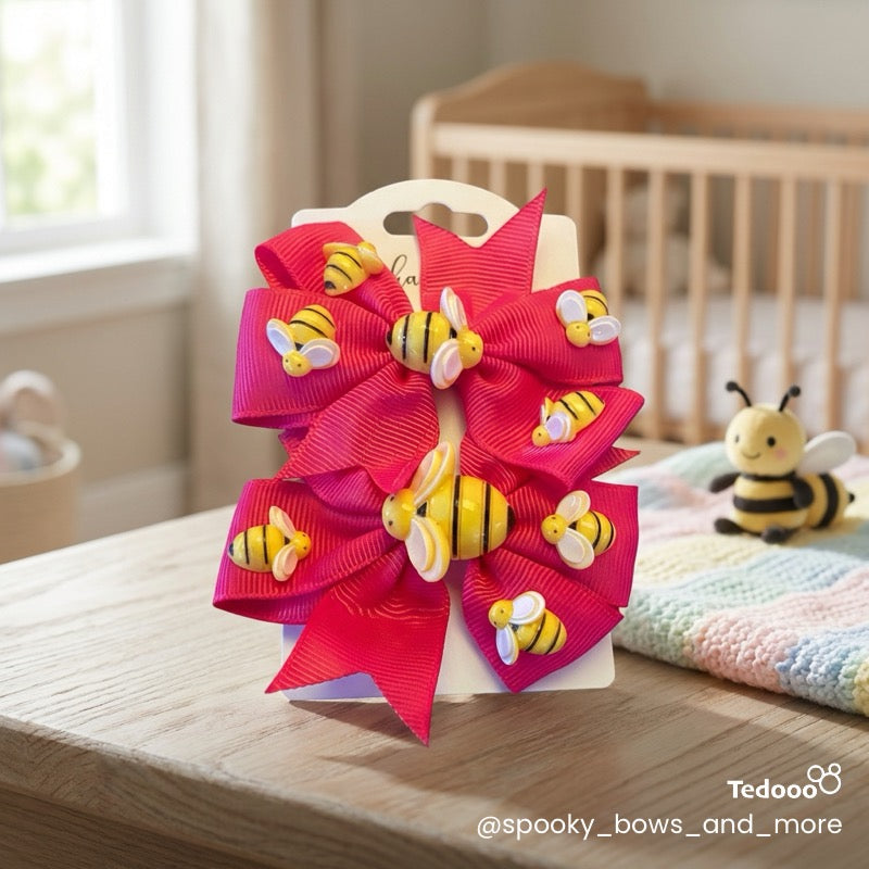 Spooky hair bows